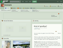 Tablet Screenshot of dunkelarie.deviantart.com