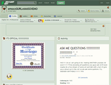 Tablet Screenshot of emoxxgurlx666soxemo.deviantart.com