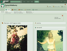 Tablet Screenshot of funnylittlebunny.deviantart.com