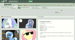 Desktop Screenshot of flutterdashy.deviantart.com