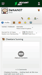 Mobile Screenshot of darkark07.deviantart.com