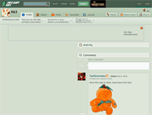 Tablet Screenshot of n63.deviantart.com