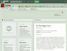 Tablet Screenshot of mwiings.deviantart.com