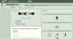 Desktop Screenshot of deaththekidxcrona.deviantart.com