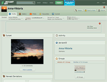 Tablet Screenshot of anna-viktoria.deviantart.com