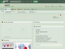 Tablet Screenshot of casscivi.deviantart.com
