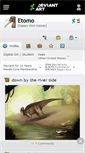 Mobile Screenshot of etomo.deviantart.com
