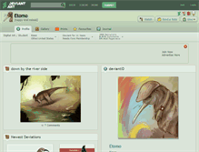 Tablet Screenshot of etomo.deviantart.com