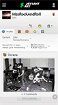 Mobile Screenshot of missrockandroll.deviantart.com