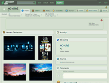 Tablet Screenshot of mc-rulez.deviantart.com