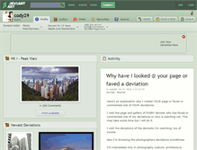 Tablet Screenshot of cody29.deviantart.com