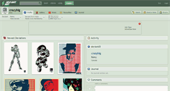Desktop Screenshot of crazybig.deviantart.com