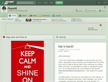 Tablet Screenshot of fboss90.deviantart.com