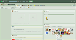 Desktop Screenshot of llama-bank.deviantart.com