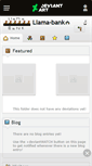 Mobile Screenshot of llama-bank.deviantart.com