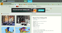 Desktop Screenshot of animeanimalgirl.deviantart.com