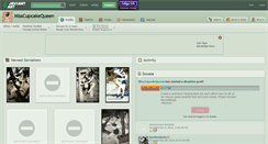 Desktop Screenshot of misscupcakequeen.deviantart.com