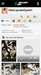 Mobile Screenshot of misscupcakequeen.deviantart.com