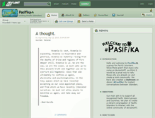 Tablet Screenshot of pasifika.deviantart.com