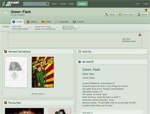 Tablet Screenshot of green--flash.deviantart.com