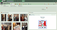Desktop Screenshot of kaagewolffang.deviantart.com