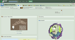 Desktop Screenshot of happymonkeyshoes.deviantart.com
