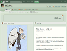 Tablet Screenshot of dalf-rules.deviantart.com