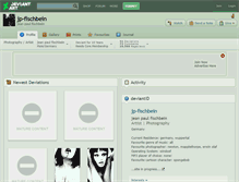 Tablet Screenshot of jp-fischbein.deviantart.com