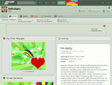 Tablet Screenshot of hefrumaru.deviantart.com