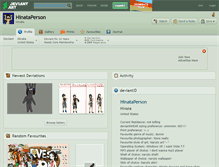Tablet Screenshot of hinataperson.deviantart.com
