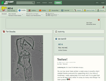 Tablet Screenshot of ni14.deviantart.com