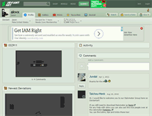 Tablet Screenshot of akwx.deviantart.com