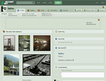 Tablet Screenshot of isalou.deviantart.com