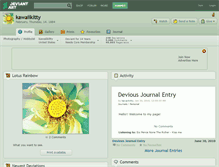 Tablet Screenshot of kawaiikitty.deviantart.com