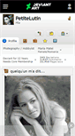 Mobile Screenshot of petitelutin.deviantart.com