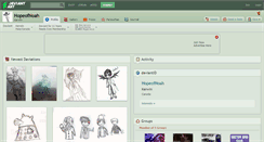 Desktop Screenshot of hopeofnoah.deviantart.com