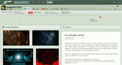 Desktop Screenshot of dragonnick1001.deviantart.com
