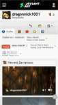 Mobile Screenshot of dragonnick1001.deviantart.com