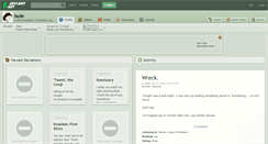 Desktop Screenshot of isule.deviantart.com