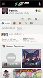 Mobile Screenshot of f-sonic.deviantart.com