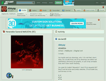 Tablet Screenshot of aimyay.deviantart.com