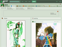 Tablet Screenshot of elsch.deviantart.com