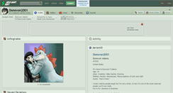 Desktop Screenshot of donovon2001.deviantart.com