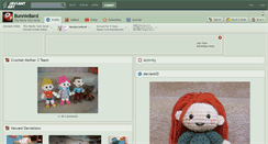 Desktop Screenshot of bunniebard.deviantart.com