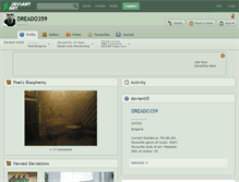 Tablet Screenshot of dreado359.deviantart.com