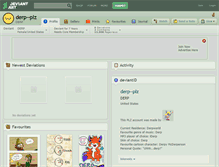 Tablet Screenshot of derp--plz.deviantart.com