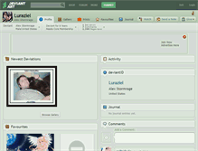 Tablet Screenshot of luraziel.deviantart.com