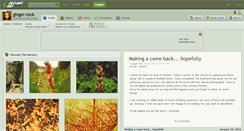 Desktop Screenshot of ginger-rock.deviantart.com