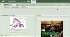 Desktop Screenshot of dracokon.deviantart.com