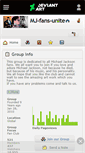 Mobile Screenshot of mj-fans-unite.deviantart.com
